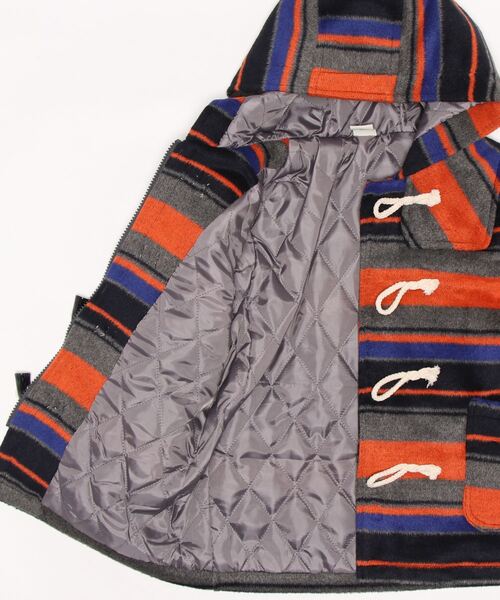 RUGGEDWORKS(ラゲッドワークス)の「DUFFLE COAT(ダッフルコート・キッズ・ネイビー/オレンジ・01/02/03/04)」の15枚目の写真