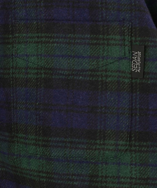 SEDAN ALL-PURPOSE ブラックウォッチ ネルシャツ XL SEDAN ALL-PURPOSE（セダンオールパーパス）の「SEDAN ALL