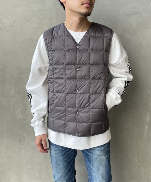 TAION グレー ダウンベスト XL TAION グレー ダウンベスト XL 未使用