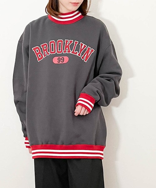 裏起毛ハーフZIPプルパーカー（スウェット）｜Ritzy（リッツィー）