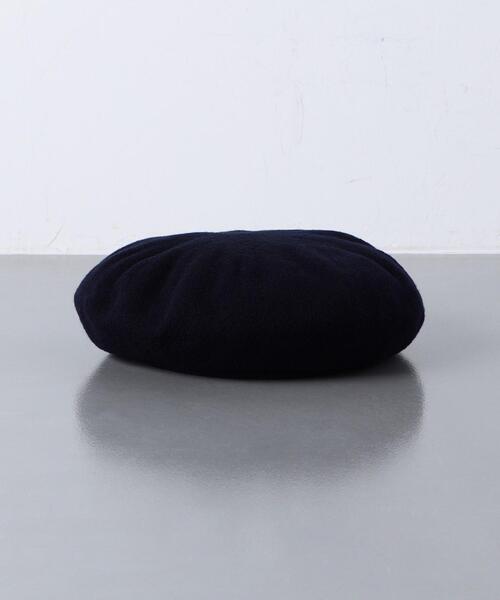 UNITED ARROWS(ユナイテッドアローズ)の「ニット ベレー(ハンチング/ベレー帽・レディース・ブラック/ネイビー・FREE)」の4枚目の写真