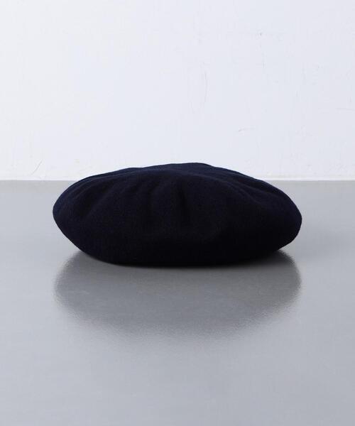 UNITED ARROWS(ユナイテッドアローズ)の「ニット ベレー(ハンチング/ベレー帽・レディース・ブラック/ネイビー・FREE)」の5枚目の写真