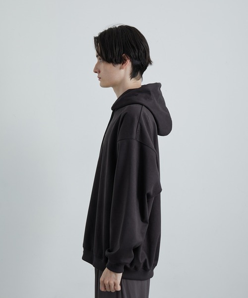 JUNRED（ジュンレッド）の「2ポイントスウェードプルパーカー（パーカー・メンズ・ブラック/グレー系その他/ブルー系その他6/ベージュ・S/M/L）」の22枚目の写真