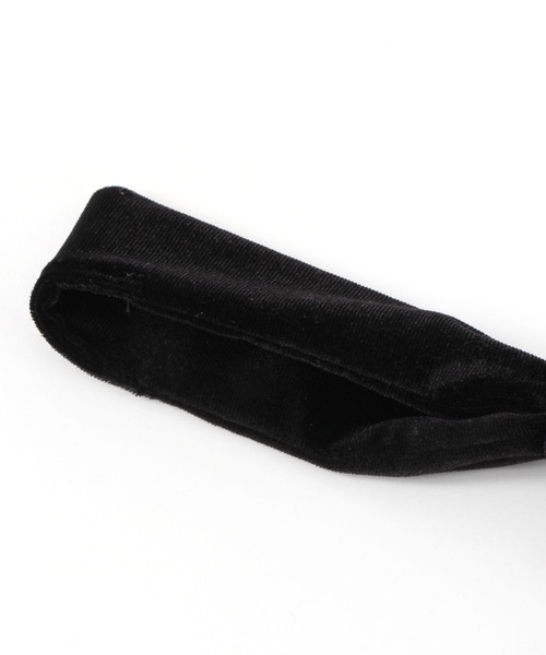 LEPSIM(レプシィム)の「ベロア風リボンカフ 170783(バレッタ/ヘアクリップ・レディース・ブラック/ブラウン・ONE SIZE)」の3枚目の写真