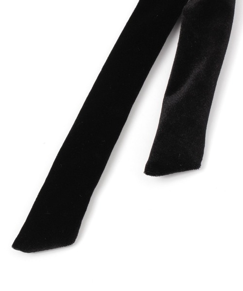 LEPSIM(レプシィム)の「ベロア風リボンカフ 170783(バレッタ/ヘアクリップ・レディース・ブラック/ブラウン・ONE SIZE)」の5枚目の写真