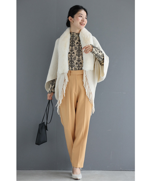 毎日オシャレと褒められたい 上品ファーボレロ（カーディガン/ボレロ