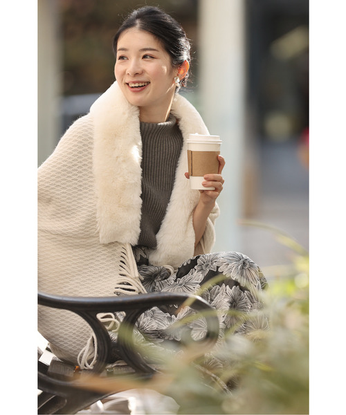 毎日オシャレと褒められたい 上品ファーボレロ（カーディガン/ボレロ