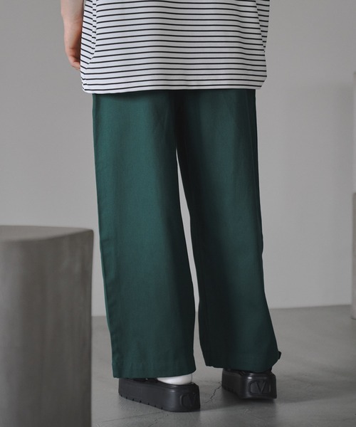 neez.（ニーズ）の「ツイルカラーワイドパンツ（その他パンツ・メンズ・テラコッタ/グリーン/ナチュラル/ブラウン・MEDIUM/LARGE/SMALL）」の5枚目の写真