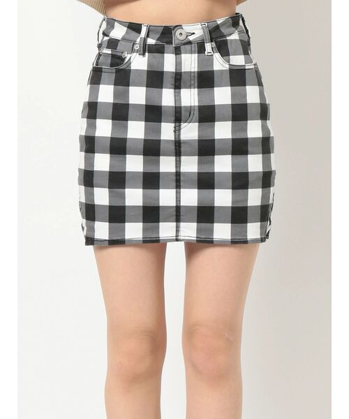 GYDA（ジェイダ）の「サイドレースアップ カラースカートライクショートパンツ（スカート・レディース・ブラック/その他1・SMALL/MEDIUM）」の7枚目の写真