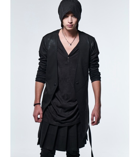 kiryuyrik(キリュウキリュウ)の「Kiryuyrik/キリュウキリュウ/PythonJQDJersey HenryTankTop(タンクトップ・メンズ・ブラック/ホワイト・SMALL/MEDIUM/LARGE)」の4枚目の写真