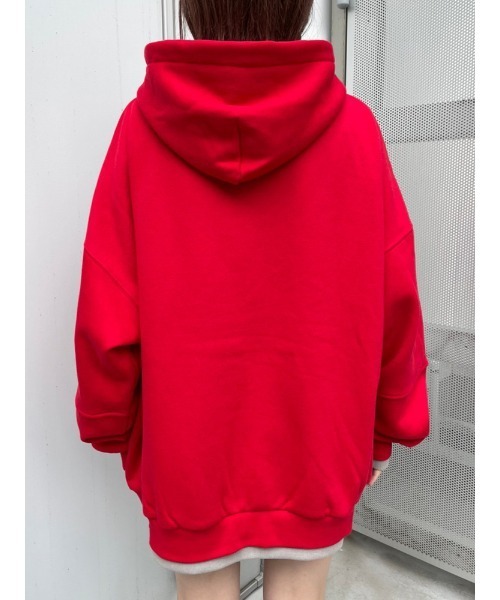 ENVYM（アンビー）の「メタリックロゴＰＫ（パーカー・レディース・ブラック/ホワイト/レッド・FREE）」の7枚目の写真