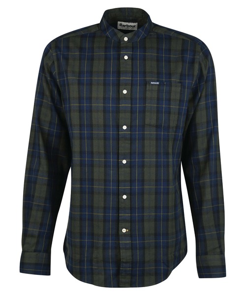 Barbour(バブアー)の「コットンレーヨンタータンバンドカラー(シャツ/ブラウス・メンズ・グリーン・S/L/M)」の8枚目の写真