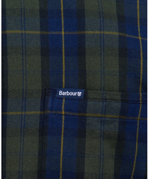 Barbour(バブアー)の「コットンレーヨンタータンバンドカラー(シャツ/ブラウス・メンズ・グリーン・S/L/M)」の4枚目の写真
