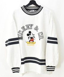 OLDMICKEY （オールドミッキー）の「【ヴィンテージ古着】90s Disney/ディズニー ''ミッキー'' リブデザイン スウェット（スウェット・メンズ）」