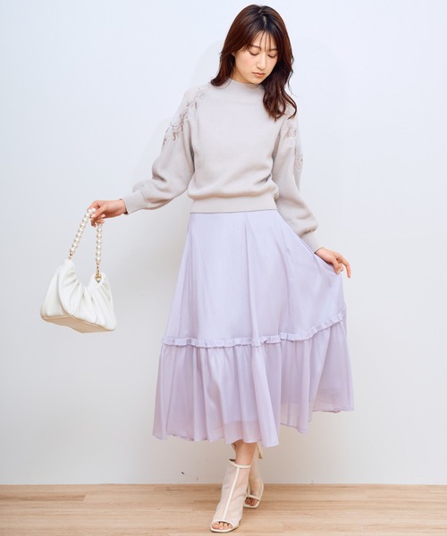 【お値下げ中 未使用】Noela ノエラ フリルスカート ベルト付き Noela スカート ティアードフリルスカート : ZOZOTOWN Yahoo!店