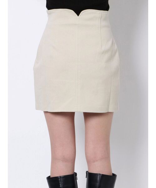 EMODA（エモダ）の「カーブウエストミニスカート（スカート・レディース・ブラック/その他/アイボリー・SMALL/MEDIUM）」の20枚目の写真
