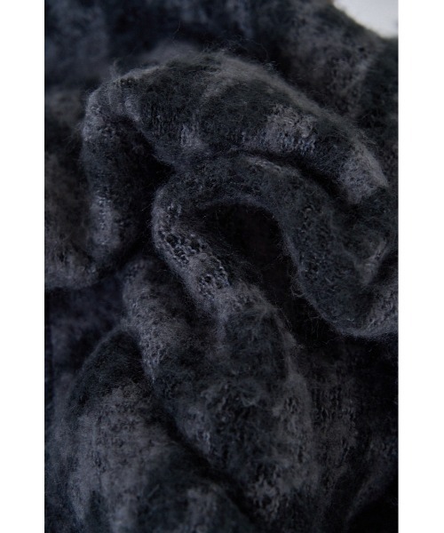 AZUL by moussy（アズールバイマウジー）の「ANIMAL PATTERN BIG MUFFLER/アニマルパターンビッグマフラー（マフラー・メンズ・ブラック系その他/グレー系その他・FREE）」の9枚目の写真