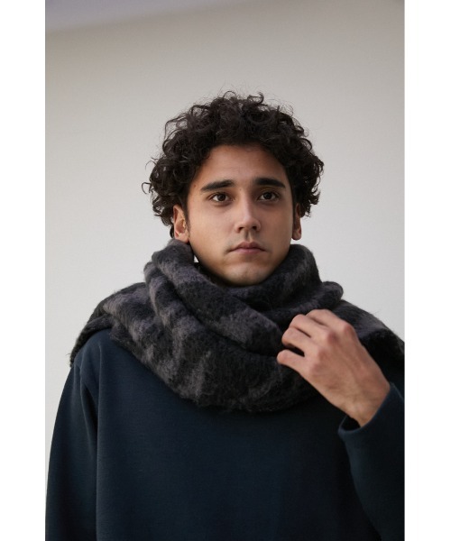 AZUL by moussy（アズールバイマウジー）の「ANIMAL PATTERN BIG MUFFLER/アニマルパターンビッグマフラー（マフラー・メンズ・ブラック系その他/グレー系その他・FREE）」の10枚目の写真