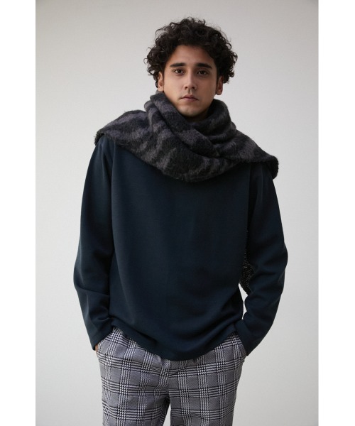 AZUL by moussy（アズールバイマウジー）の「ANIMAL PATTERN BIG MUFFLER/アニマルパターンビッグマフラー（マフラー・メンズ・ブラック系その他/グレー系その他・FREE）」の11枚目の写真