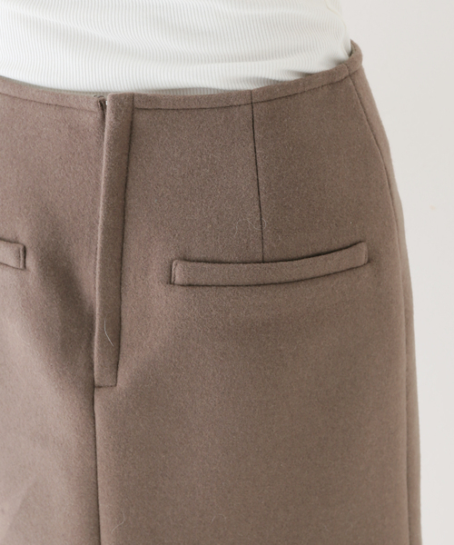Spick & Span（スピックアンドスパン）の「≪追加≫ウールメルトンミニスカート（スカート・レディース・ブラック/モカ・36/38）」の17枚目の写真