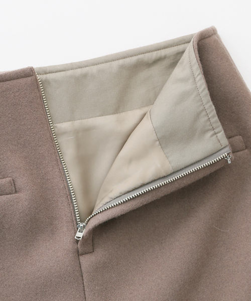 Spick & Span（スピックアンドスパン）の「≪追加≫ウールメルトンミニスカート（スカート・レディース・ブラック/モカ・36/38）」の13枚目の写真