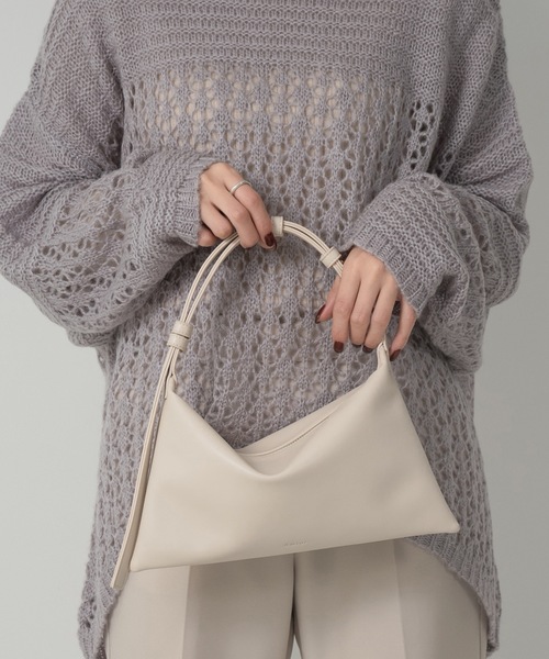 Amiur(エミレ)の「mohair low gauge knit(ニット/セーター・レディース・ベージュ/ラベンダー/オレンジ系・FREE)」の15枚目の写真