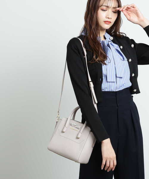 JILL by JILL STUART(ジルバイジルスチュアート)の「◆ビジューロイヤルミニ(ショルダーバッグ・レディース・ピンク/ブラック・FREE)」の7枚目の写真