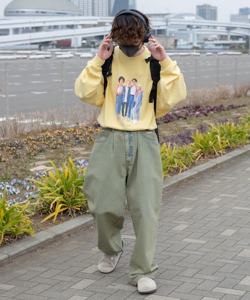 Perushu（ペルーシュ）の「ユーズドライクアソートグラフィックスウェット（スウェット・メンズ・ネイビー/イエロー/グレー/杢グレー・MEDIUM/LARGE）」の12枚目の写真