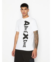 ARMANI EXCHANGE | 【A|X アルマーニ エクスチェンジ】オプティカルロゴ　半袖クルーネックTシャツ/REGULAR(Tシャツ/カットソー)