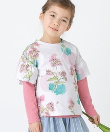 HAKKA KIDS（ハッカキッズ）の「[ジュニアサイズ]菜の花ビッグドットプリントTシャツセット（Tシャツ/カットソー・キッズ）」