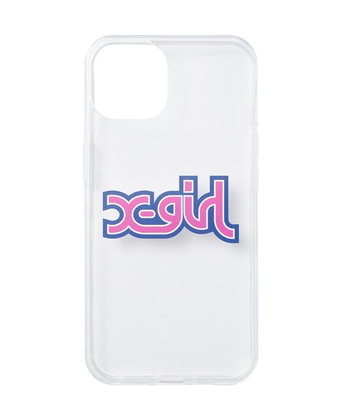 X-girl（エックスガール）の「CLEAR MOBILE CASE for iPhone 12/12Pro（スマホケース/カバー・レディース・ライトブルー/マルチ/レッド/ピンク・ONE SIZE）」の4枚目の写真