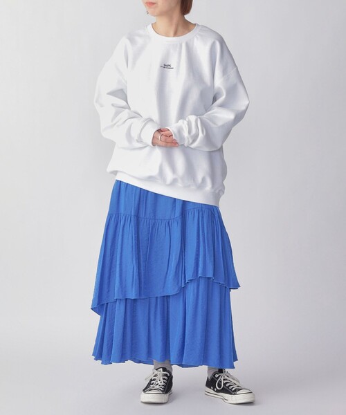 SHIPS（シップス）の「*SHIPS: STYLISH STANDARD ミニ ロゴ 刺繍 クルーネック スウェット（スウェット・メンズ・グレー/ブラック/ホワイト/ライトグレー・SMALL/MEDIUM/LARGE/X-LARGE/XX-LARGE）」の5枚目の写真