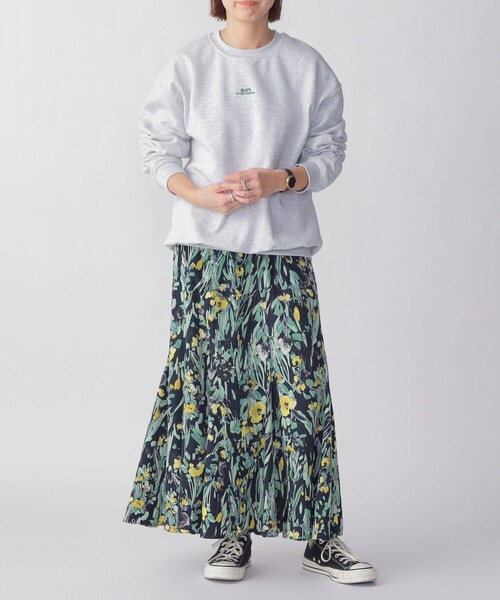 SHIPS（シップス）の「*SHIPS: STYLISH STANDARD ミニ ロゴ 刺繍 クルーネック スウェット（スウェット・メンズ・グレー/ブラック/ホワイト/ライトグレー・SMALL/MEDIUM/LARGE/X-LARGE/XX-LARGE）」の13枚目の写真