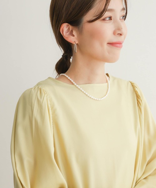 URBAN RESEARCH DOORS（アーバンリサーチドアーズ）の「淡水パールショートネックレス（ネックレス・レディース・ホワイト系その他・-）」の4枚目の写真