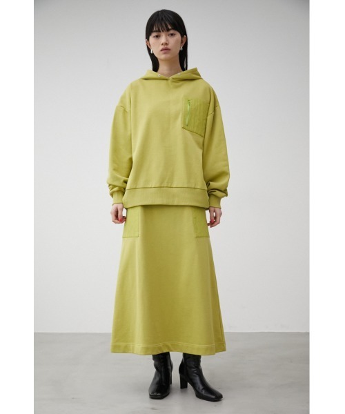 セール】QUILTED DETAIL LONG SKIRT/キルティングディテール