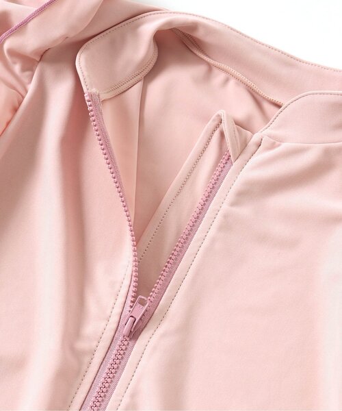 apres les cours（アプレレクール）の「【UVカット】ペプラムフリルラッシュガード（ラッシュガード・キッズ・アイボリー/ピンク・120/100/80/130/90/110/140）」の11枚目の写真