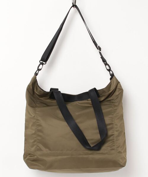 FREDRIK PACKERS（フレドリックパッカーズ）の「FREDRIK PACKERS フレドリックパッカーズ  VAIL FLIGHT SATIN 2WAY トートBAG（トートバッグ・レディース・グリーン/ブラック/オリーブ・ONESIZE）」の19枚目の写真