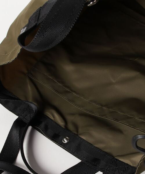 FREDRIK PACKERS（フレドリックパッカーズ）の「FREDRIK PACKERS フレドリックパッカーズ  VAIL FLIGHT SATIN 2WAY トートBAG（トートバッグ・レディース・グリーン/ブラック/オリーブ・ONESIZE）」の21枚目の写真