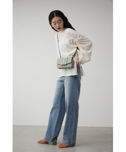 AZUL by moussy(アズールバイマウジー)の「AZ MOTIF WALLET BAG/アズールモチーフウォレットバッグ(ハンドバッグ・レディース・ブラック/ライトグリーン/アイボリー・FREE)」の11枚目の写真