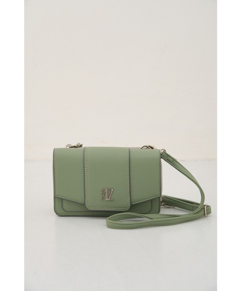 AZUL by moussy(アズールバイマウジー)の「AZ MOTIF WALLET BAG/アズールモチーフウォレットバッグ(ハンドバッグ・レディース・ブラック/ライトグリーン/アイボリー・FREE)」の12枚目の写真