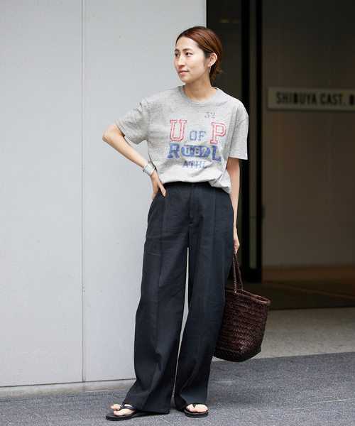フレームワーク　リネンMIXストレートパンツ34 ≪一部カラーWEB限定・追加≫リネンMIXストレートパンツ（その他