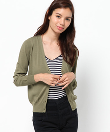 AZUL by moussy | 12GR/NyUV加工V/N長袖CD(カーディガン/ボレロ)