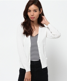 AZUL by moussy | 12GR/NyUV加工V/N長袖CD(カーディガン/ボレロ)