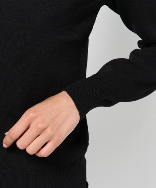 AZUL by moussy（アズールバイマウジー）の「12GR/NyUV加工V/N長袖CD（カーディガン/ボレロ・レディース・オフホワイト/ライトカーキ/ブラック/ネイビー・MEDIUM/LARGE/SMALL）」の10枚目の写真