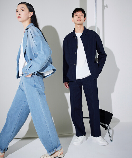 COMME CA ISM（コムサイズム）の「フェイクレイヤード ７分袖 クルーネック Ｔシャツ（Tシャツ/カットソー・メンズ・ブラック/ライトグレー/ホワイト/チャコール・L/M）」の8枚目の写真