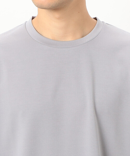 COMME CA ISM（コムサイズム）の「フェイクレイヤード ７分袖 クルーネック Ｔシャツ（Tシャツ/カットソー・メンズ・ブラック/ライトグレー/ホワイト/チャコール・L/M）」の22枚目の写真
