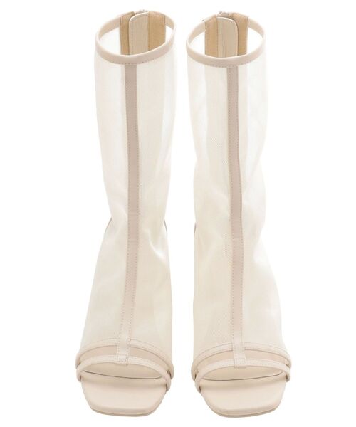 dazzlin（ダズリン）の「メッシュシアーローブーツ（ブーツ・レディース・ブラウン/ベージュ/ブラック・MEDIUM/LARGE）」の5枚目の写真