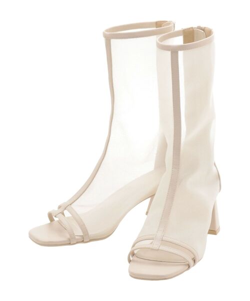 dazzlin（ダズリン）の「メッシュシアーローブーツ（ブーツ・レディース・ブラウン/ベージュ/ブラック・MEDIUM/LARGE）」の10枚目の写真