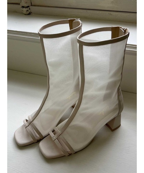 dazzlin（ダズリン）の「メッシュシアーローブーツ（ブーツ・レディース・ブラウン/ベージュ/ブラック・MEDIUM/LARGE）」の11枚目の写真