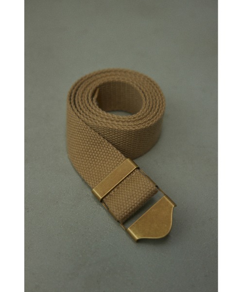 BLACK BY MOUSSY（ブラックバイマウジー）の「tape belt(テープベルト）（ベルト・レディース・ブラック/カーキ/ベージュ・FREE）」の3枚目の写真